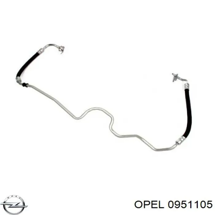 Купить 0951105 Opel Шланг ГУР высокого давления