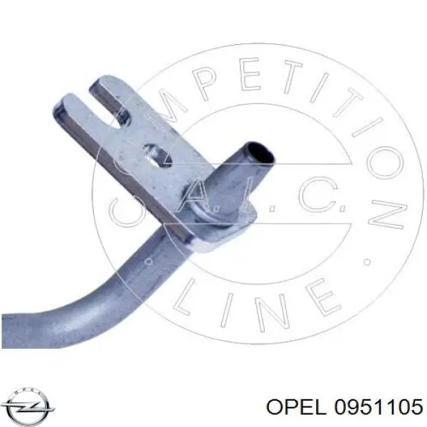 Патрубок высокого давления гидроусилителя Opel 0951105 цена, от 48.65 USD