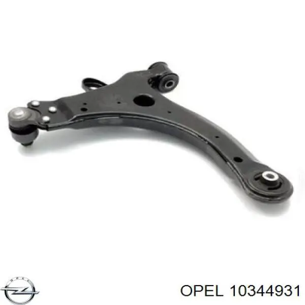 10344931 Opel Рычаг передней подвески нижний, правый