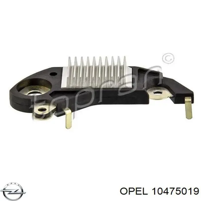 10475019 Opel реле-регулятор генератора (реле зарядки)