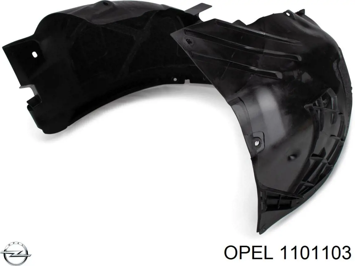Подкрылок крыла переднего левый Opel 1101103