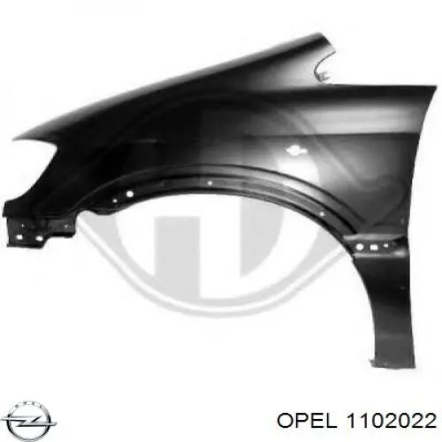 Купить Крыло переднее правое Опель Зафира A F75