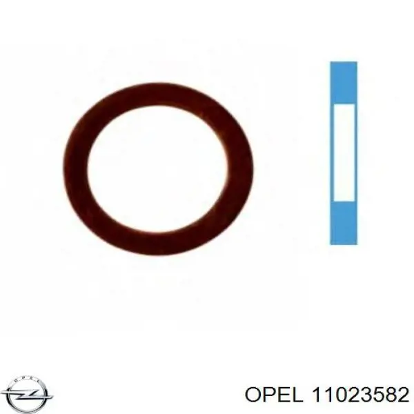 11023582 Opel прокладка пробки поддона двигателя