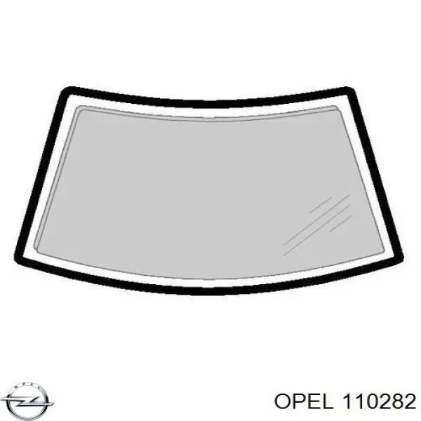 110282 Opel уплотнитель лобового стекла
