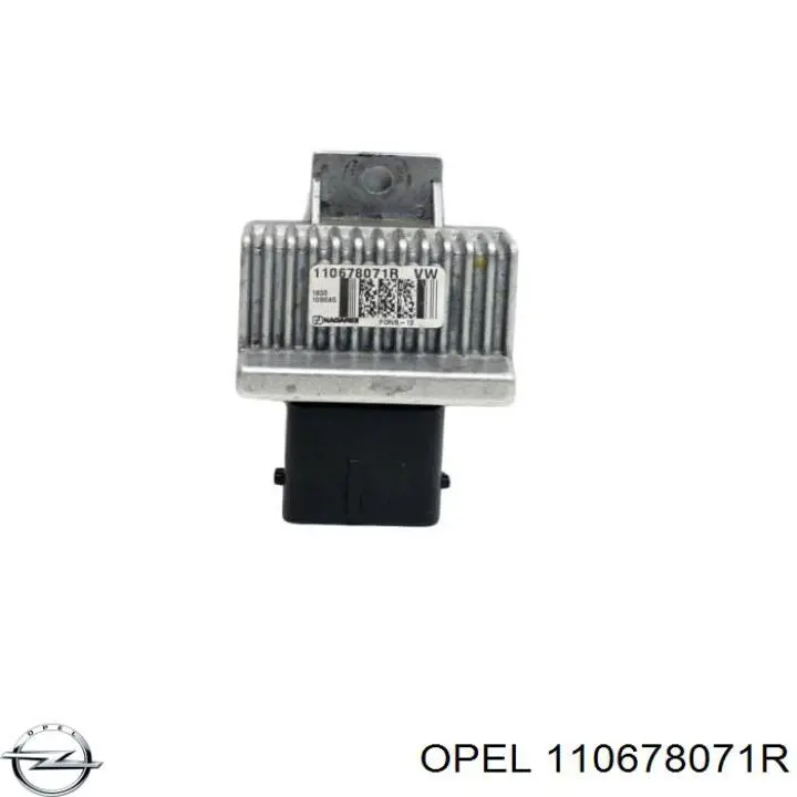 110678071R Opel relê das velas de incandescência