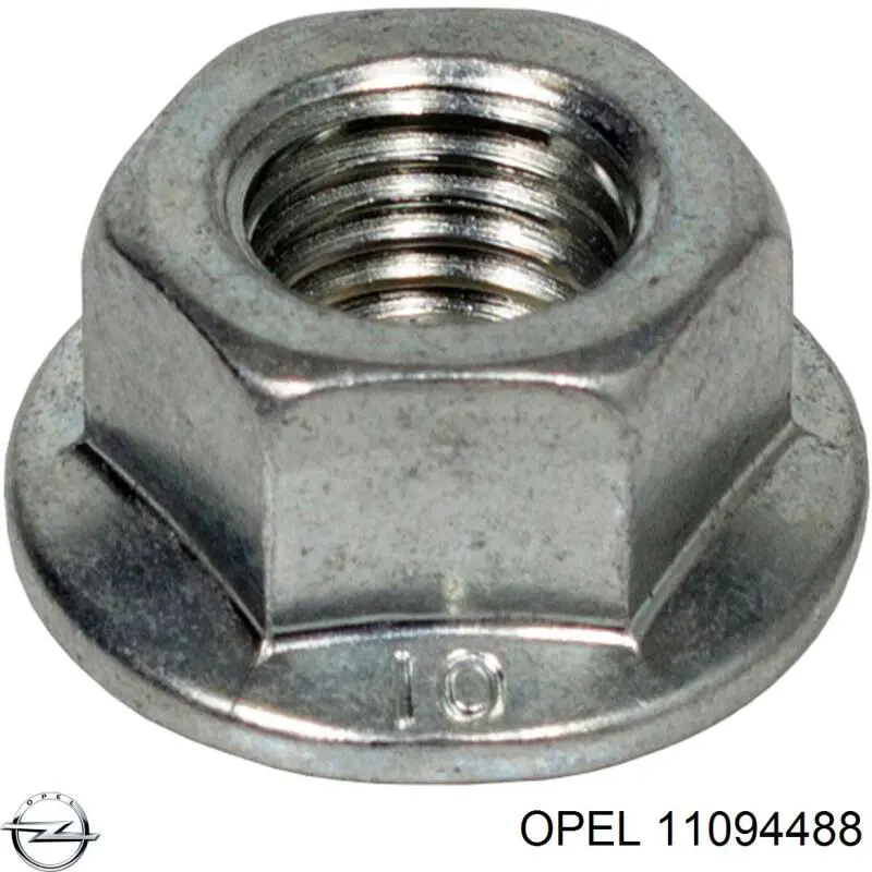 11094488 Opel porca da haste de amortecedor dianteiro