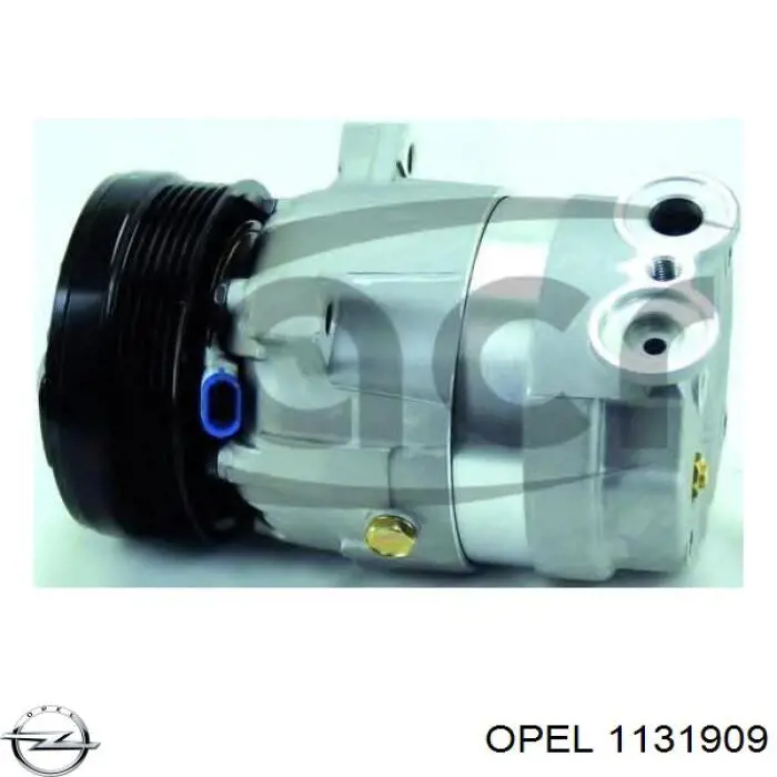Компрессор кондиционера 1131909 Opel