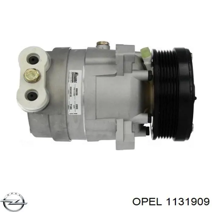 1131909 Opel compressor de aparelho de ar condicionado