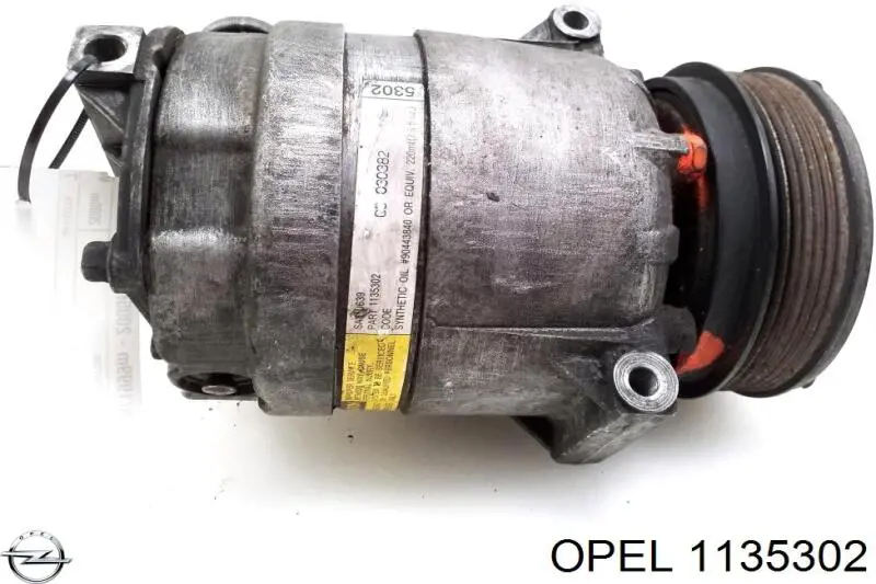 1135302 Opel compressor de aparelho de ar condicionado