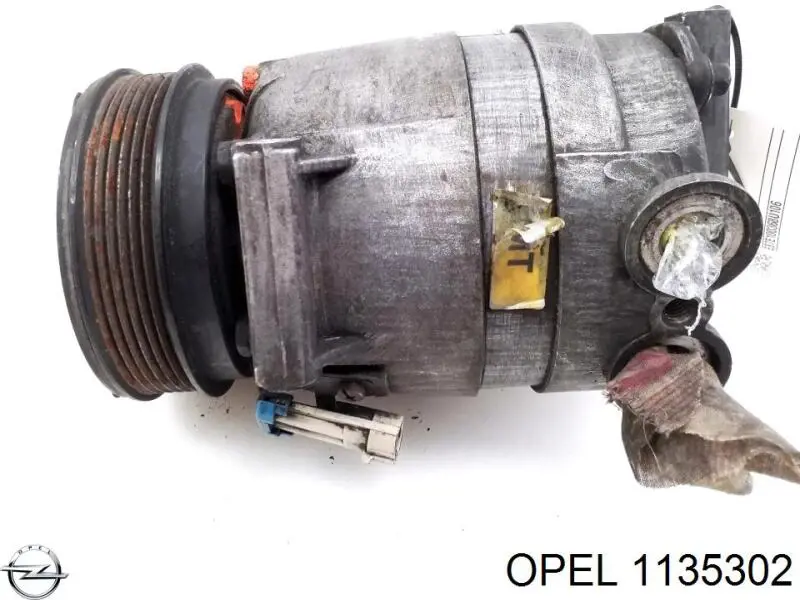 Компрессор системы кондиционирования Opel 1135302 цена, от 69.02 USD