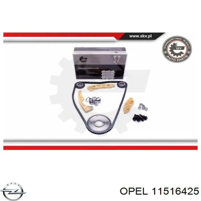 Ремкомплект ГРМ Opel 11516425 цена, от 190.17 USD
