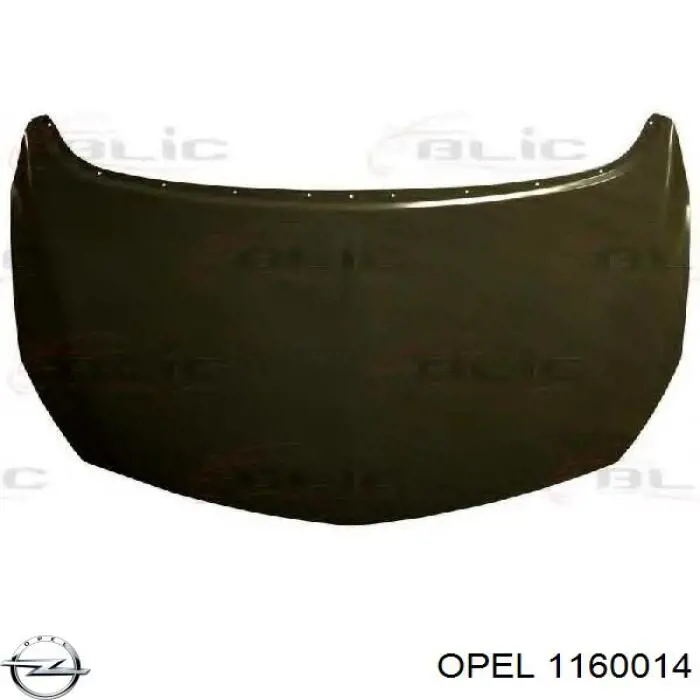 1160014 Opel капот