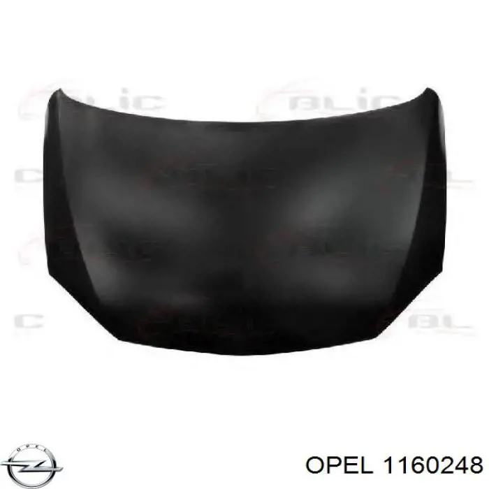Капот Opel 1160248 цена, от 116.69 USD