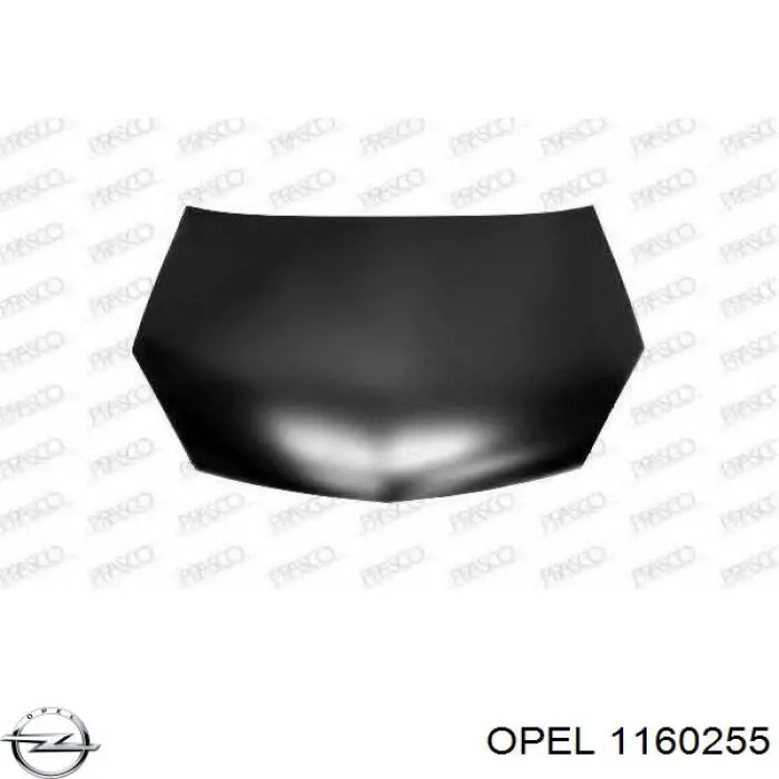 1160255 Opel капот