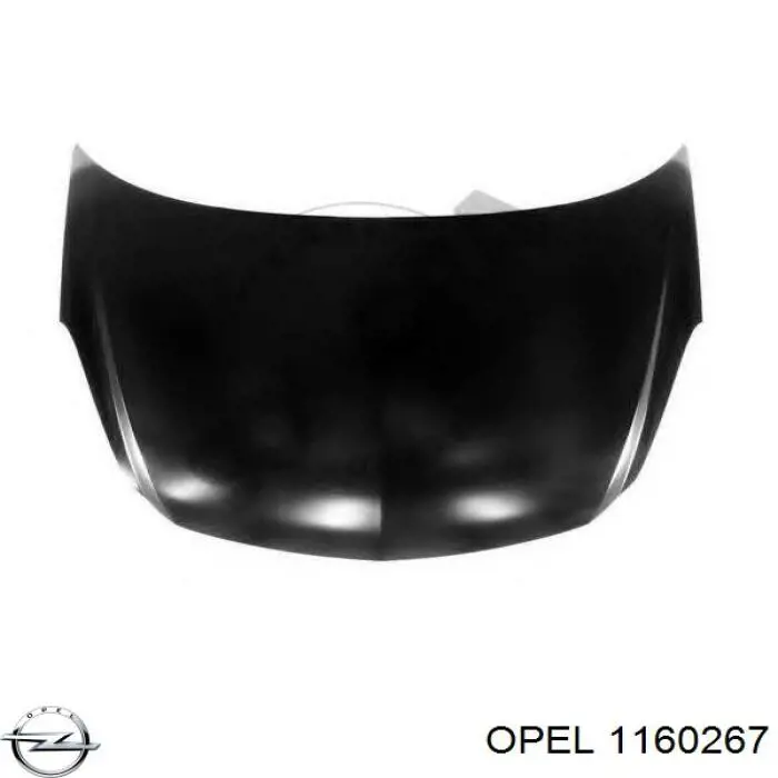 Капот Opel 1160267