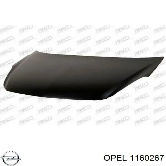 Купить 1160267 Opel Капот