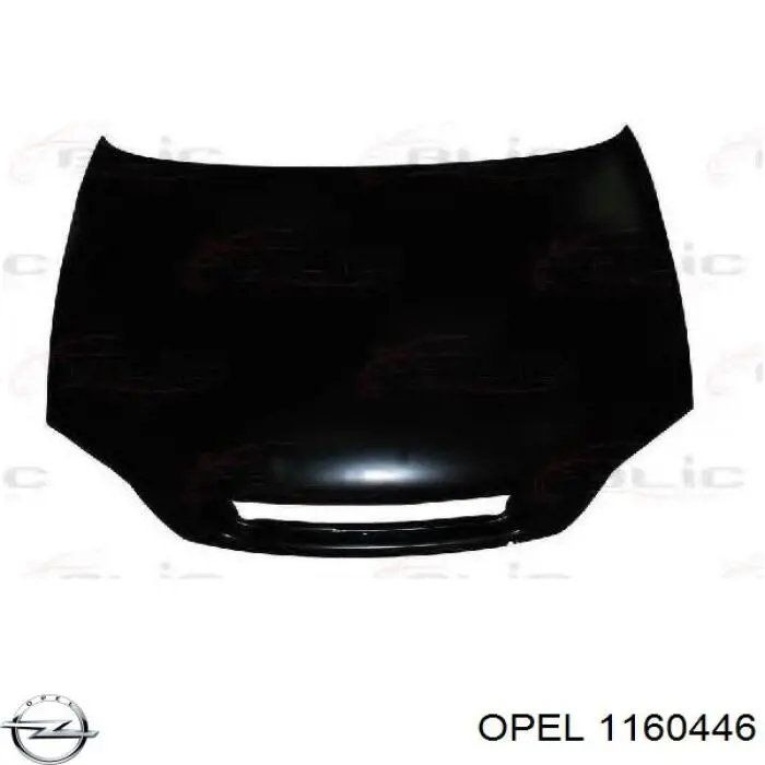 Капот Opel 1160446
