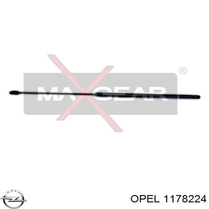 Амортизатор капота газовый Opel 1178224 цена, от 9.84 USD