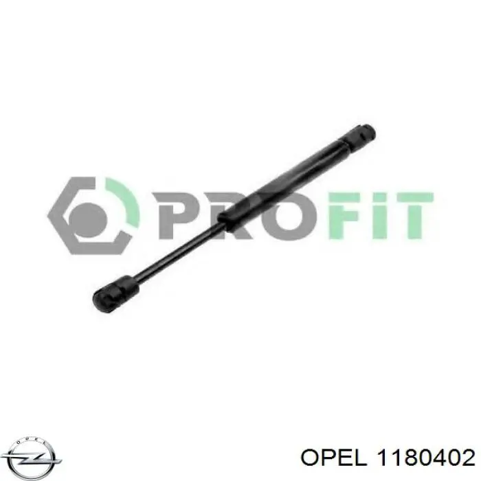 Купить 1180402 Opel Амортизатор под капот