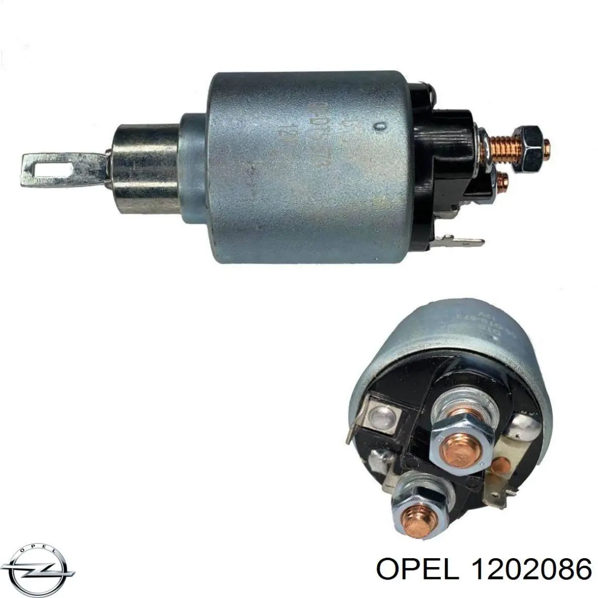 1202086 Opel relê retrator do motor de arranco