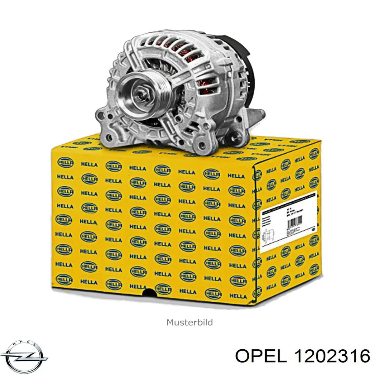 95515962 Opel Генератор автомобильный
