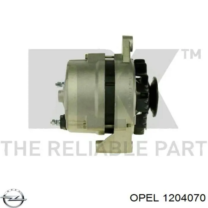 Автомобильный генератор Opel 1204070 цена, от 123.95 USD