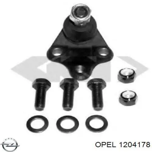 1204178 Opel Обгонная муфта генератора