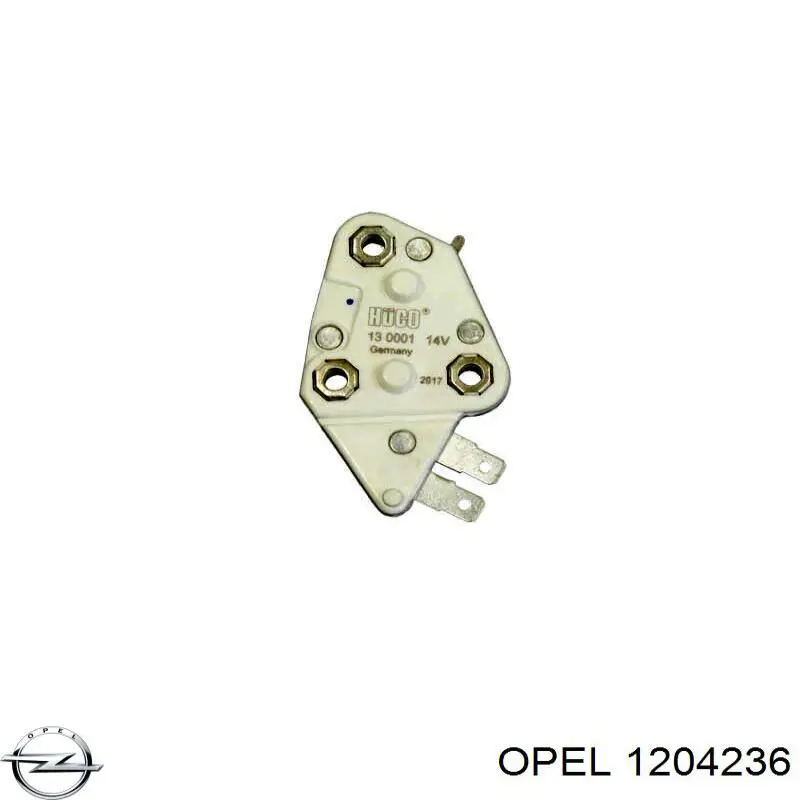 1204236 Opel реле-регулятор генератора (реле зарядки)