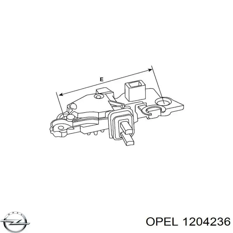 Реле зарядки генератора Opel 1204236 цена, от 3.49 USD