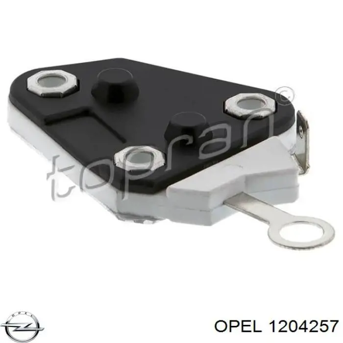 1204257 Opel relê-regulador do gerador (relê de carregamento)