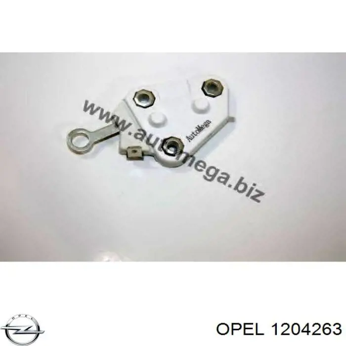 1204263 Opel реле-регулятор генератора (реле зарядки)