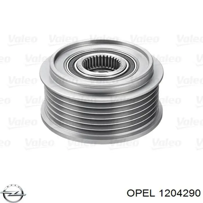 Купить 1204290 Opel Шкив ремня генератора