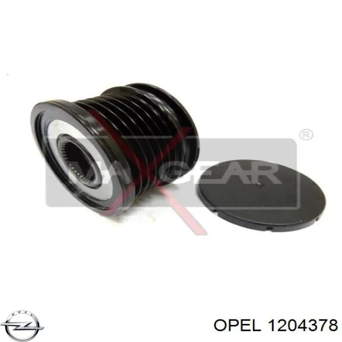 Купить 1204378 Opel Шкив ремня генератора