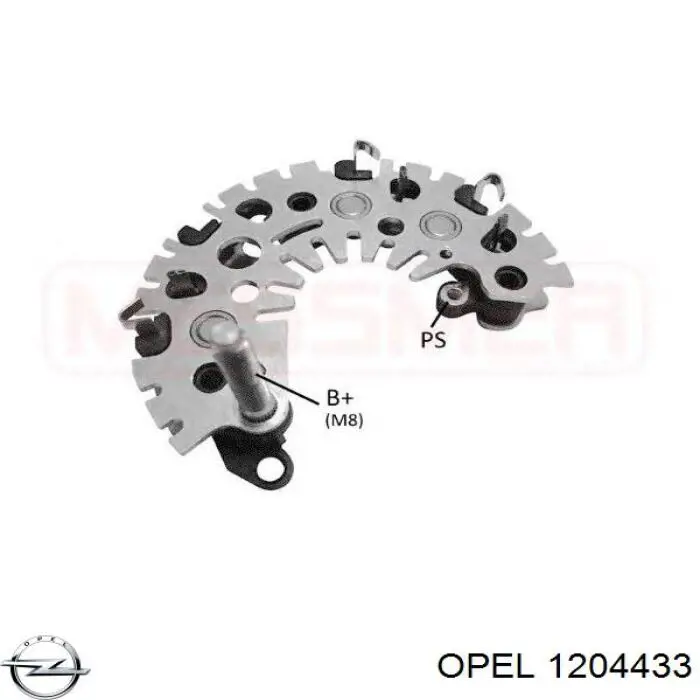 Купить 1204433 Opel Генератор