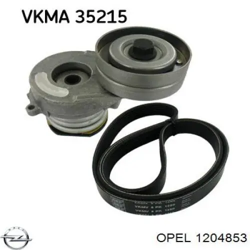 Купить 1204853 Opel Натяжитель приводного ремня