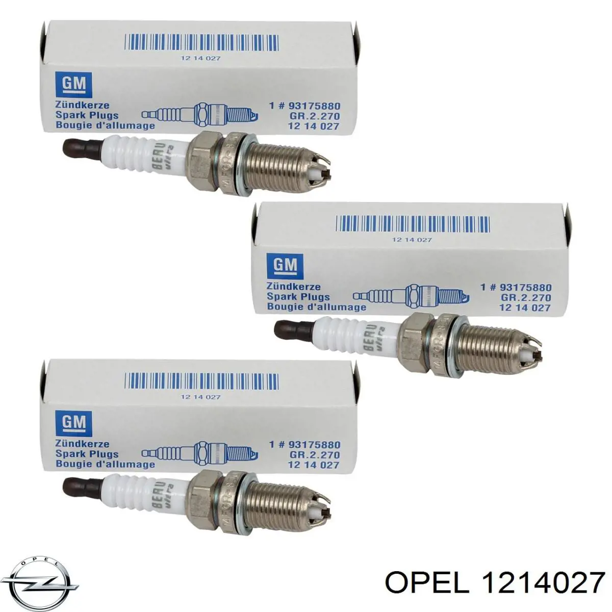 Свеча зажигания Opel 1214027 цена, от 6.57 USD