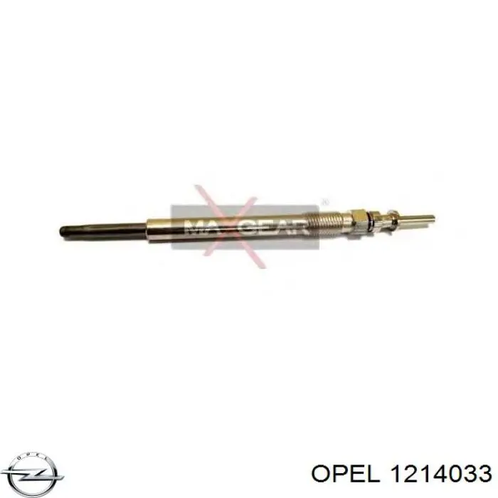 Свеча накала Opel 1214033