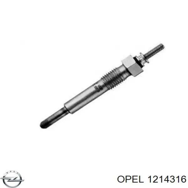 Свечи накала 1214316 Opel
