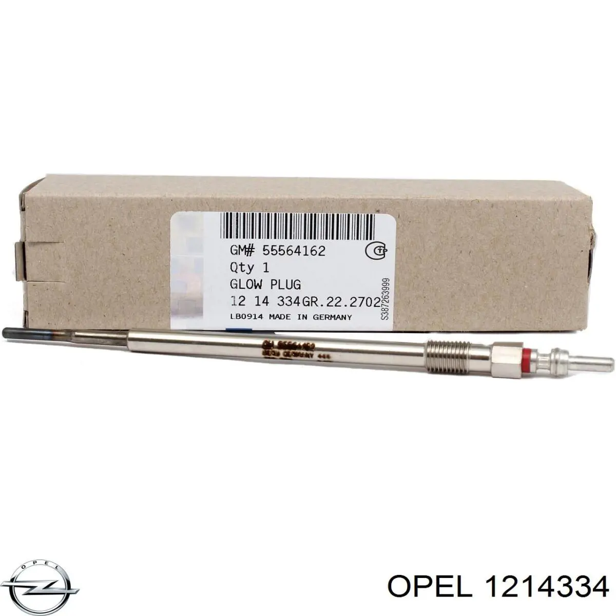 Свечи накала 1214334 Opel