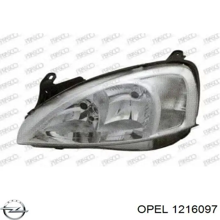 Купить 1216097 Opel Фара основная правая