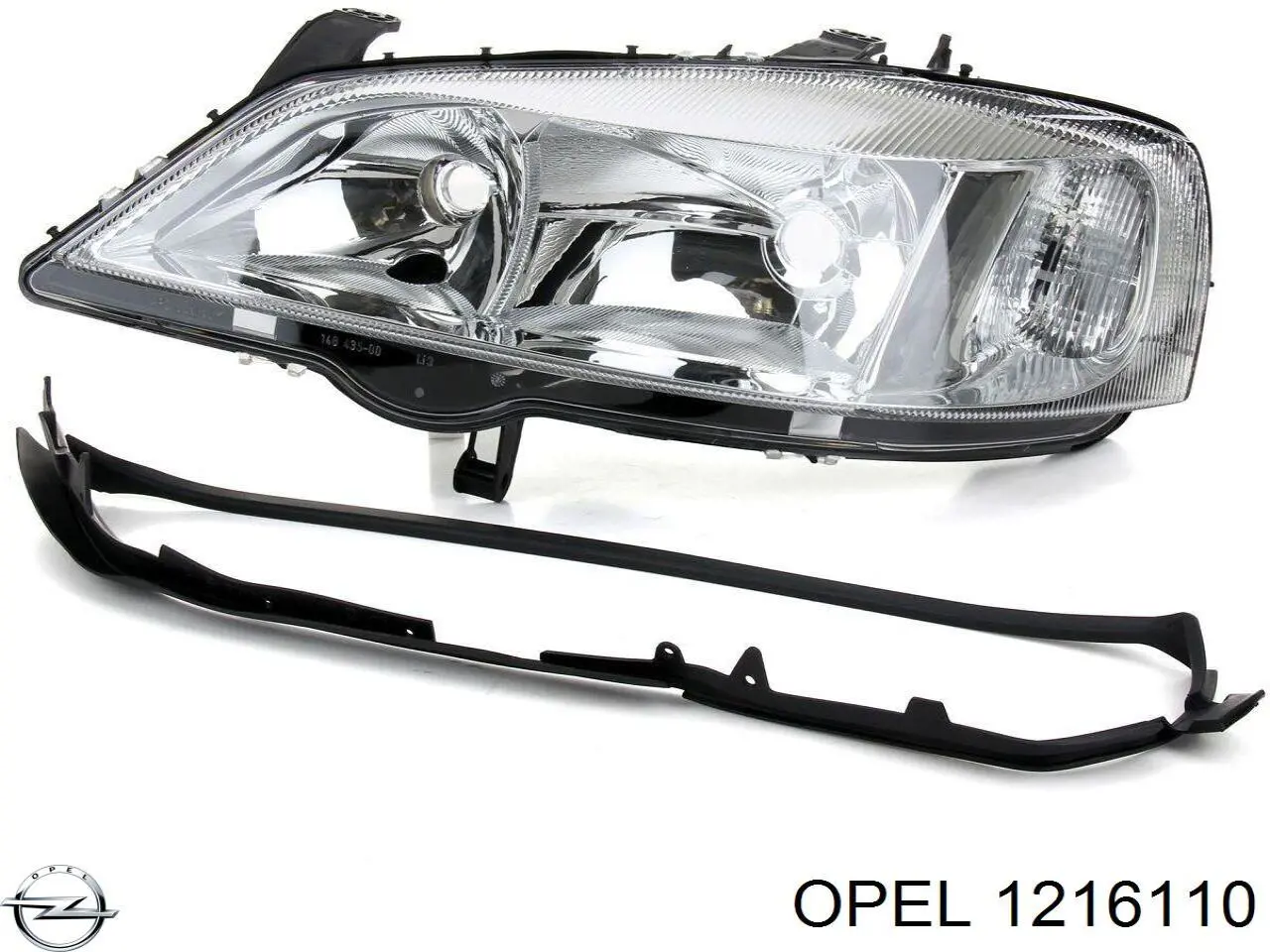 Левая фара 1216110 Opel