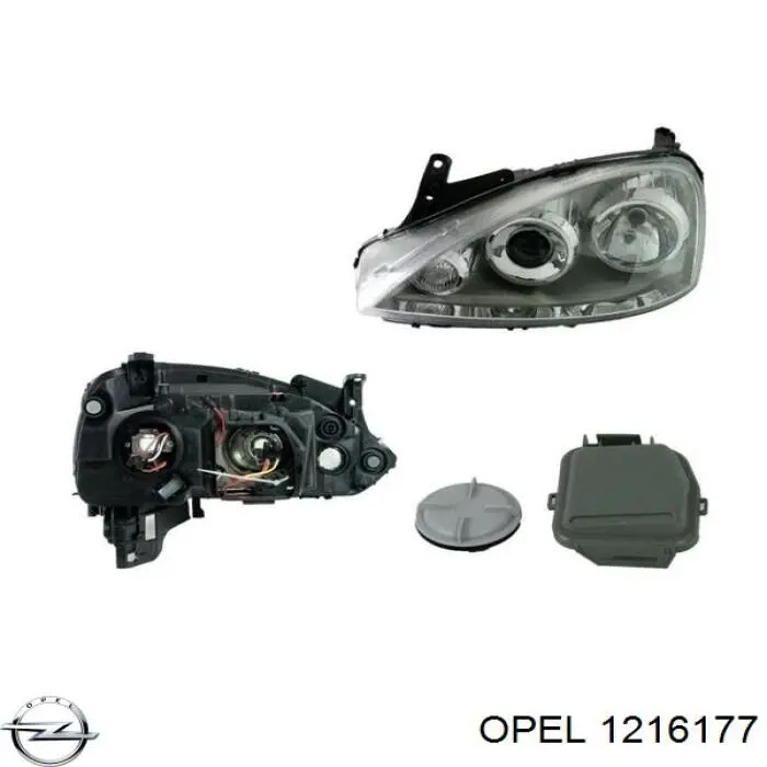 1216177 Opel фара левая