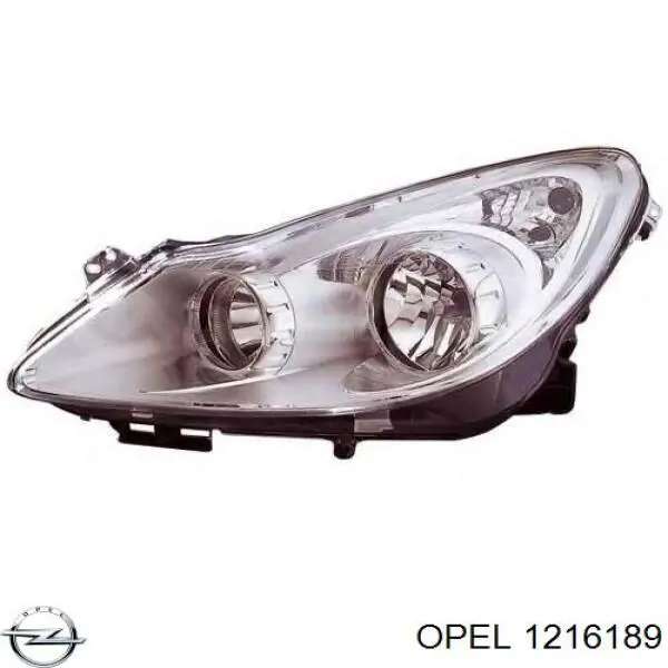 1216189 Opel фара левая