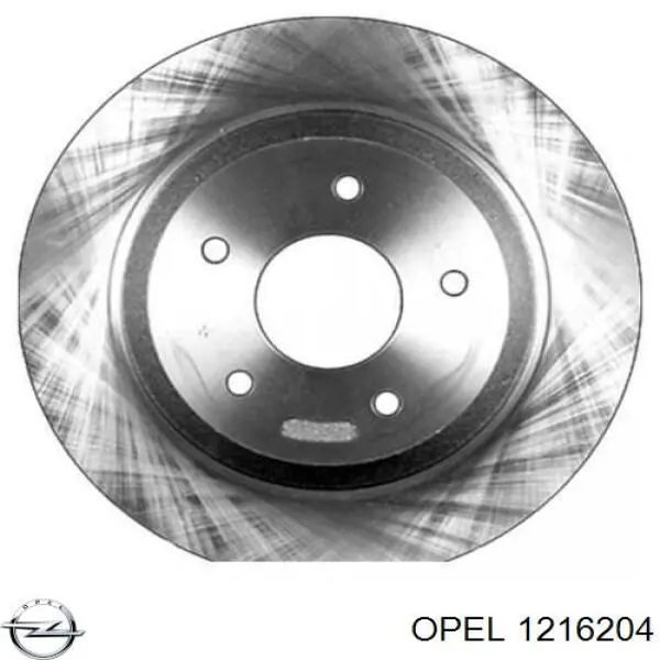 1216204 Opel фара правая