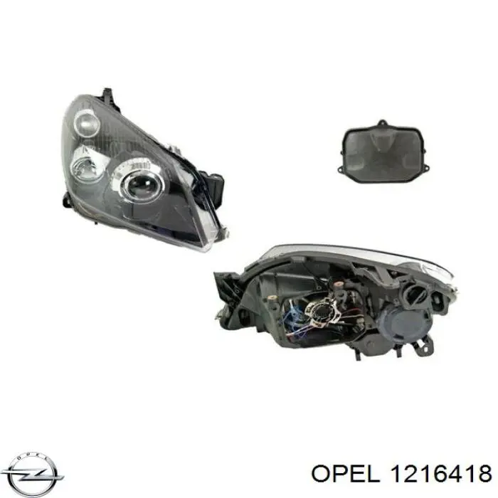 1216418 Opel Фара передняя правая