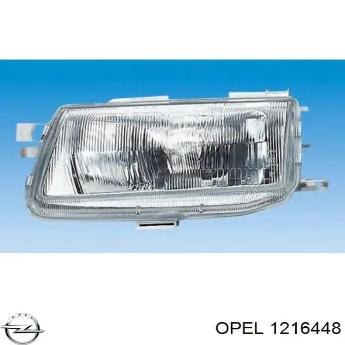 Фара правая 1216448 Opel