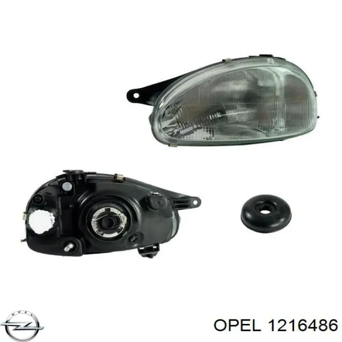 Купить 1216486 Opel Фара левая передняя