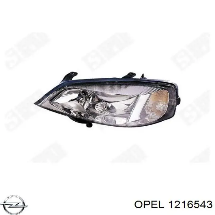 1216543 Opel фара левая