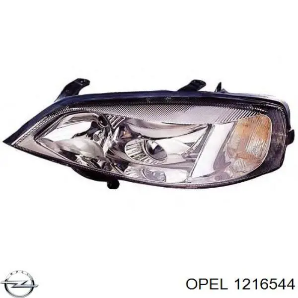 Фара правая 1216544 Opel