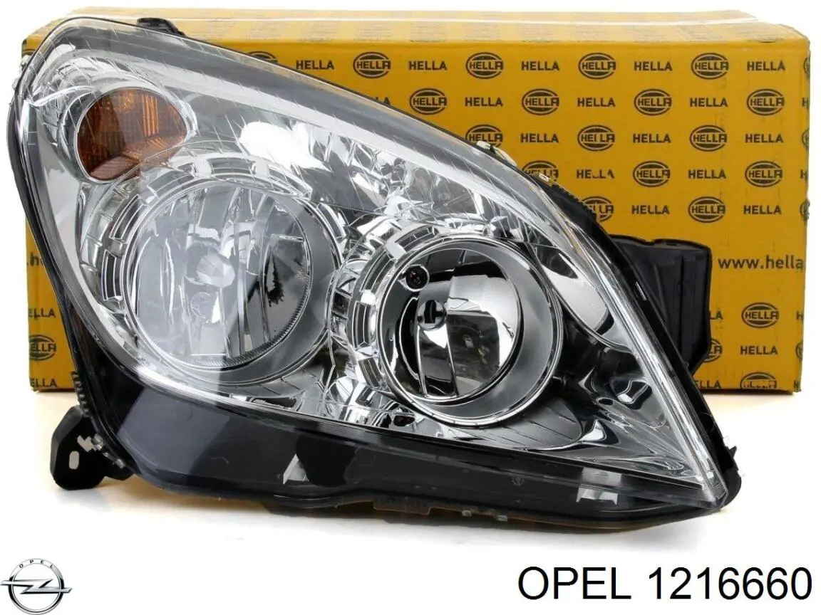 1216660 Opel фара правая